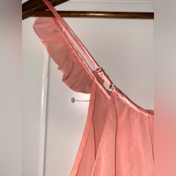 Whisper Rose Embroidered Slip Gown Women M Romantic Relax Fit Lounge Lightweight - Picture 5 of 8